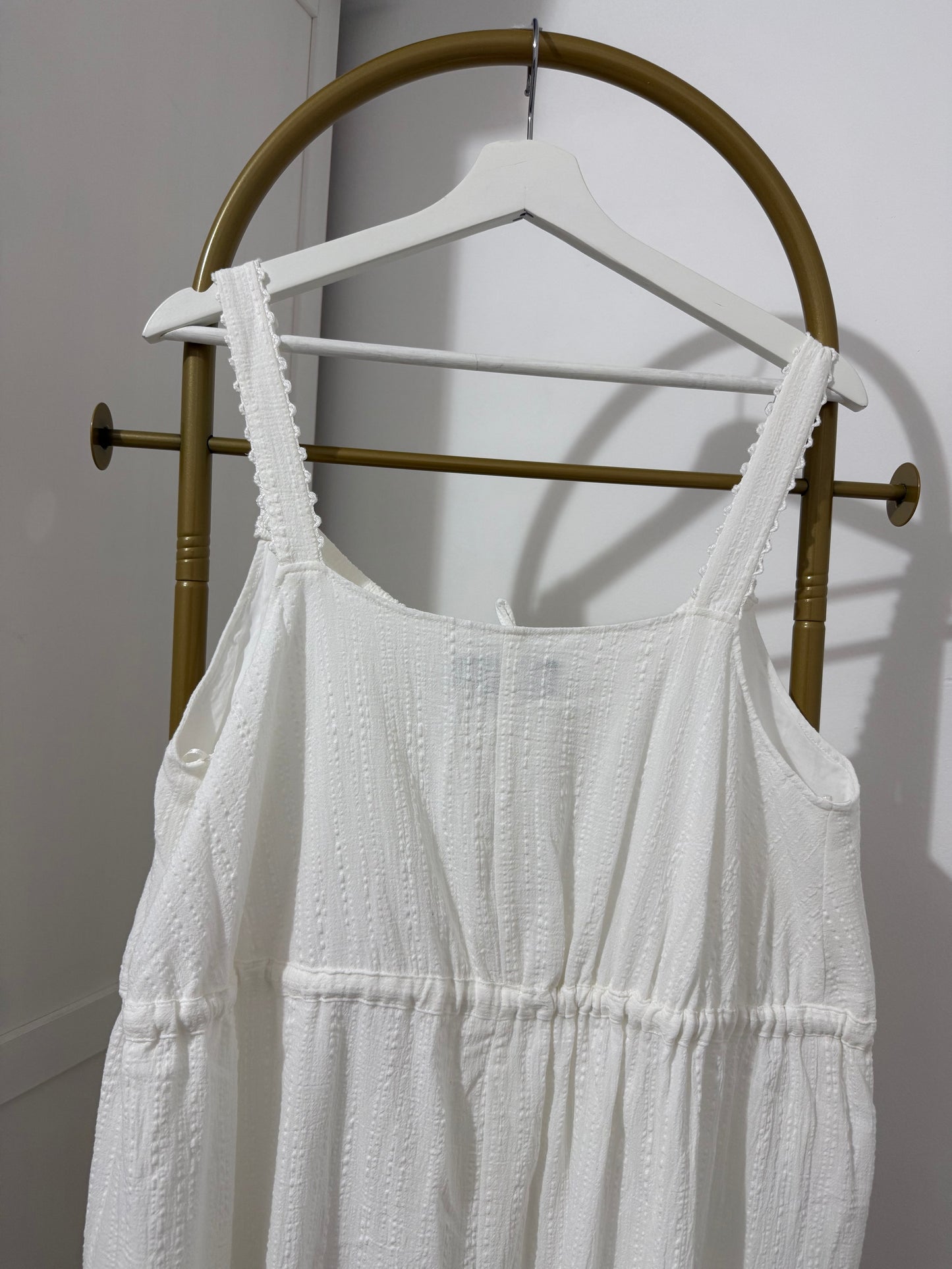 Zara White Midi Dress