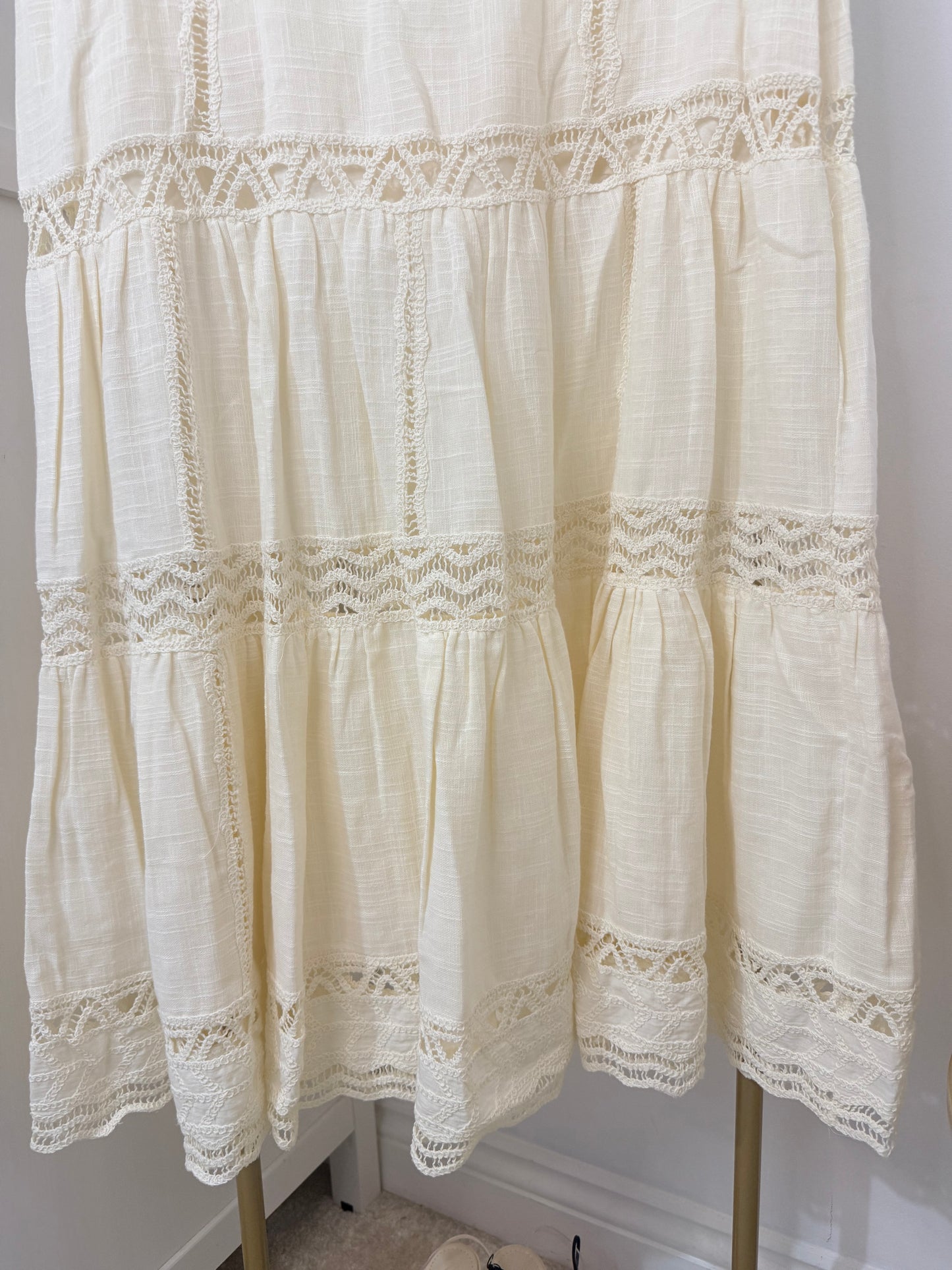 Zara Crochet Maxi Skirt