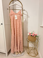 Pink Camisole Maxi Dress