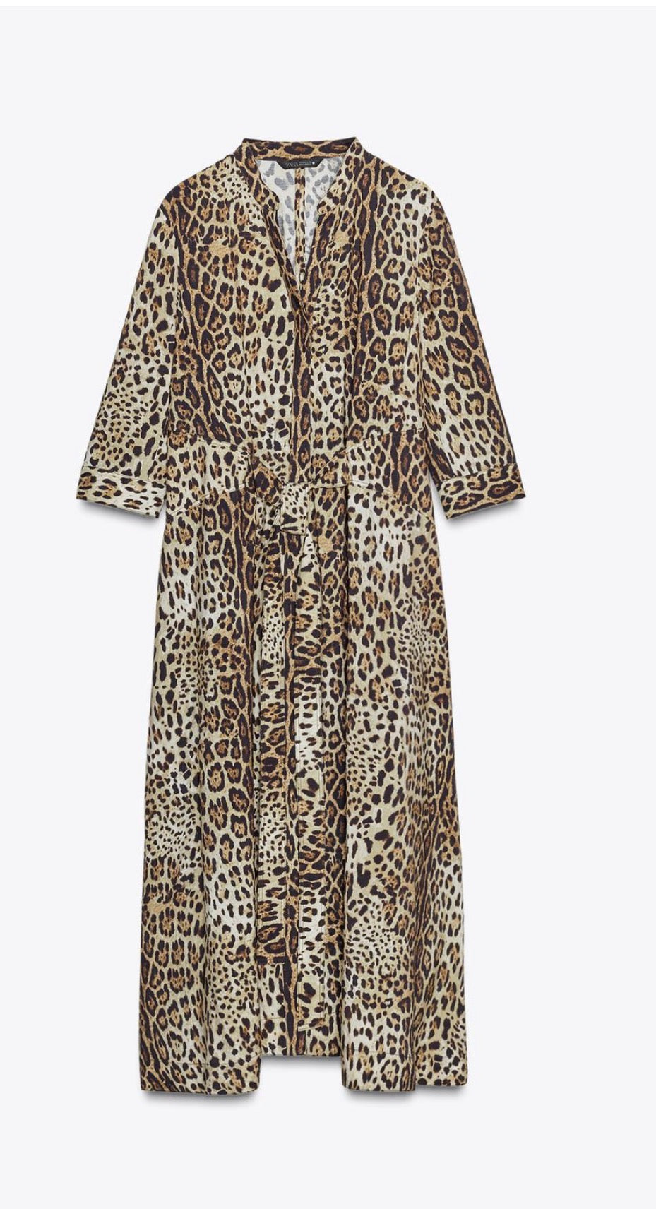 Zara animal print midi dress 8246/144