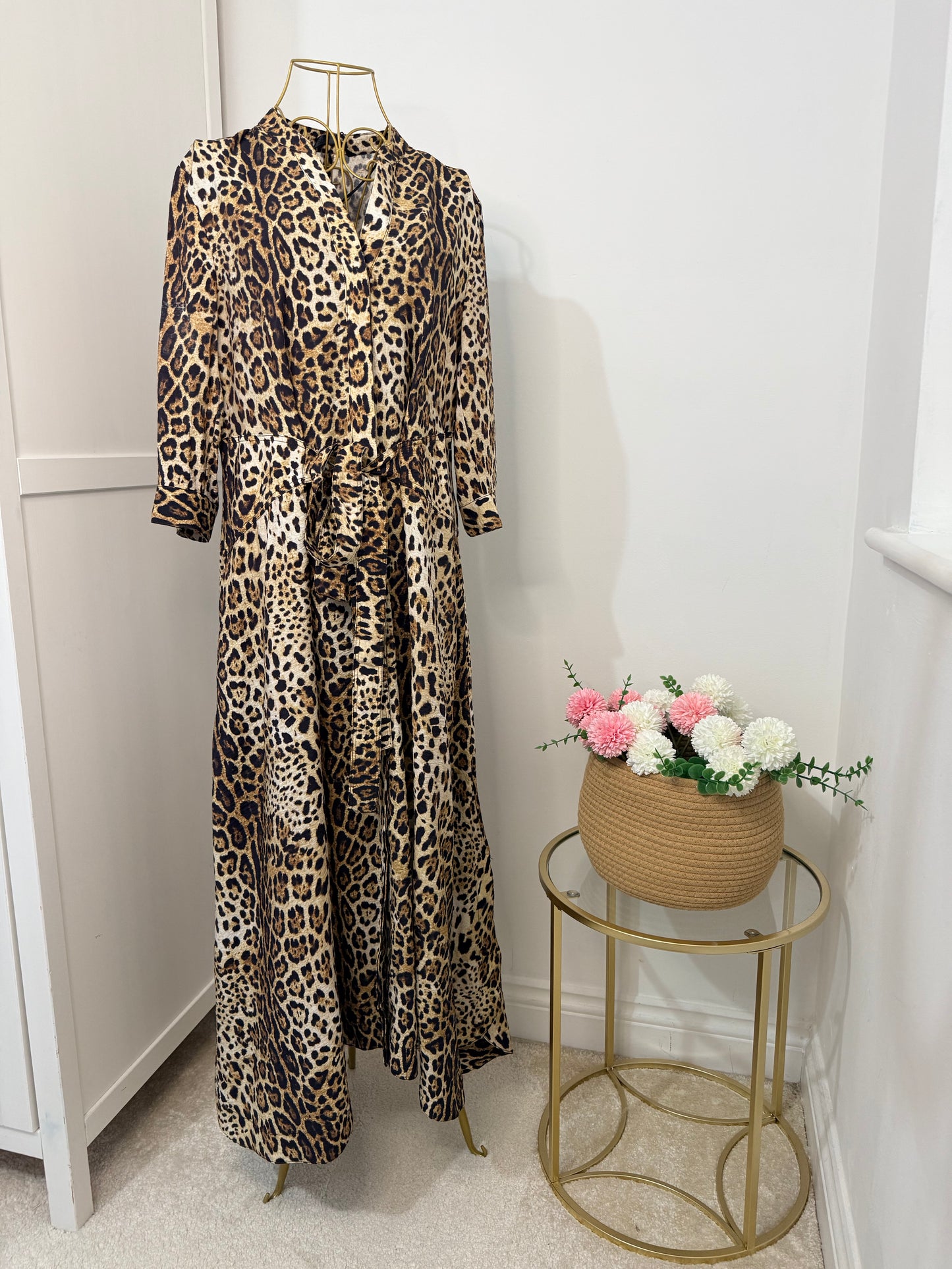 Zara animal print midi dress 8246/144