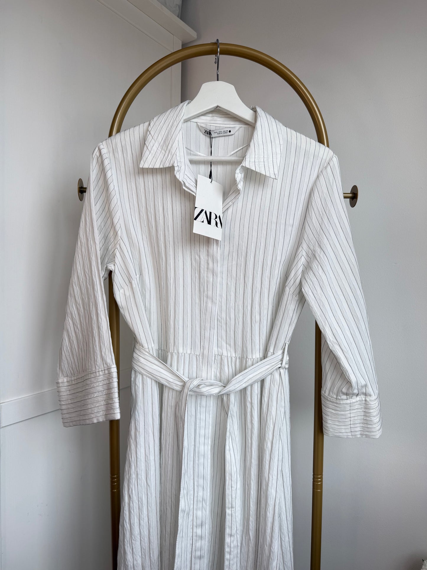 Zara White Midi Dress