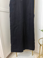 Zara Black Linen Midi Dress 2731/094