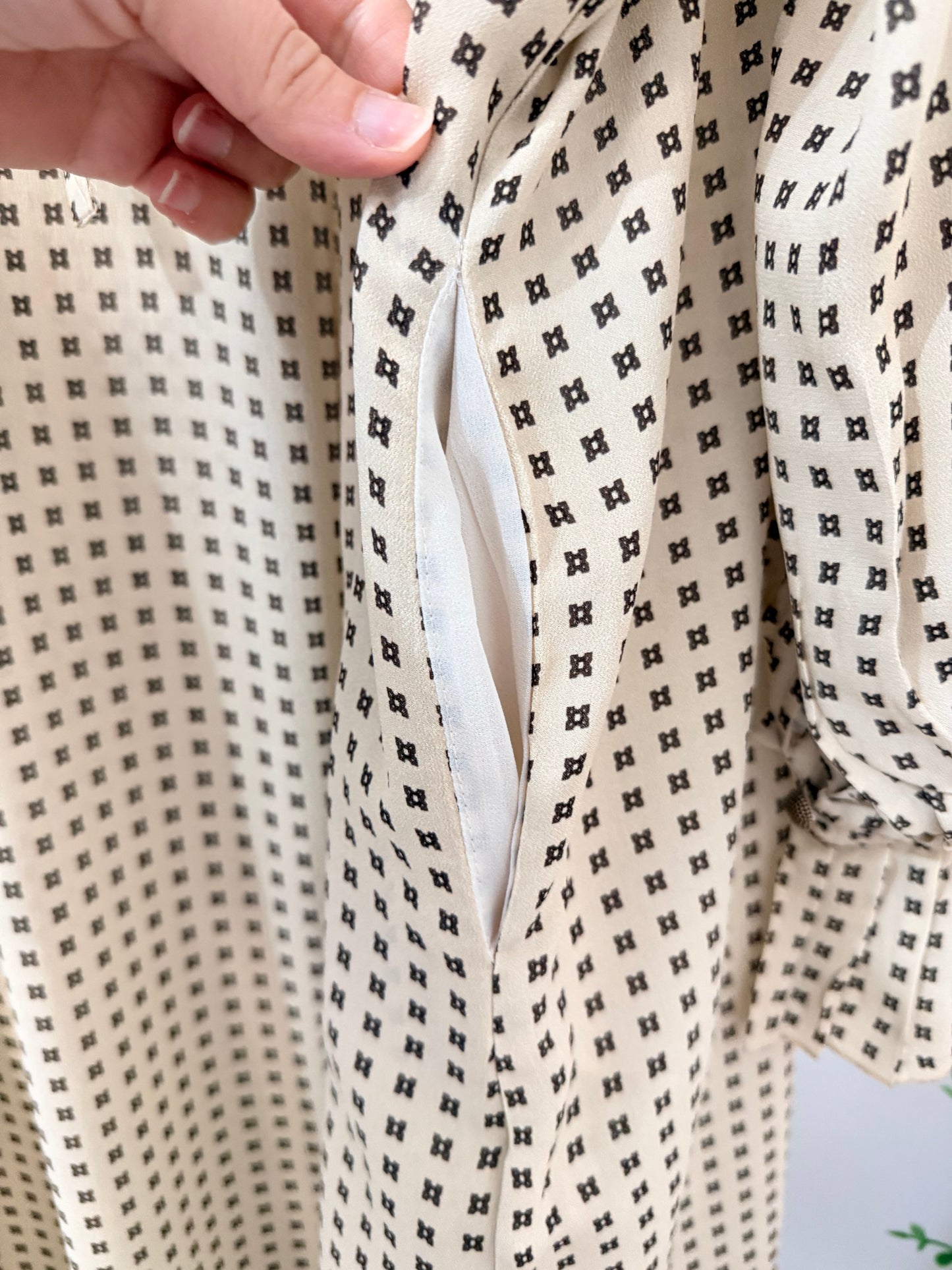 Zara Studio Printed Midi Dress