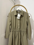 Zara Khaki Midi Dress 4088/260