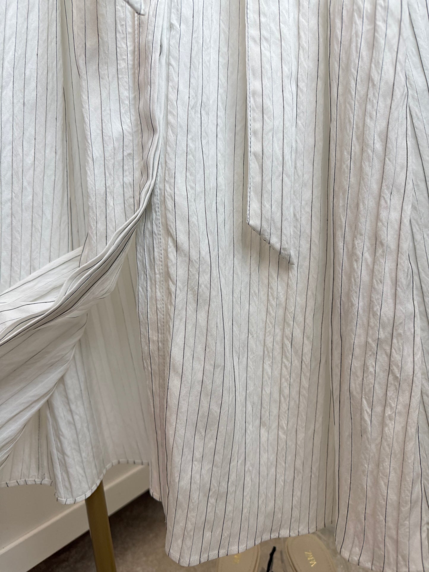 Zara White Midi Dress