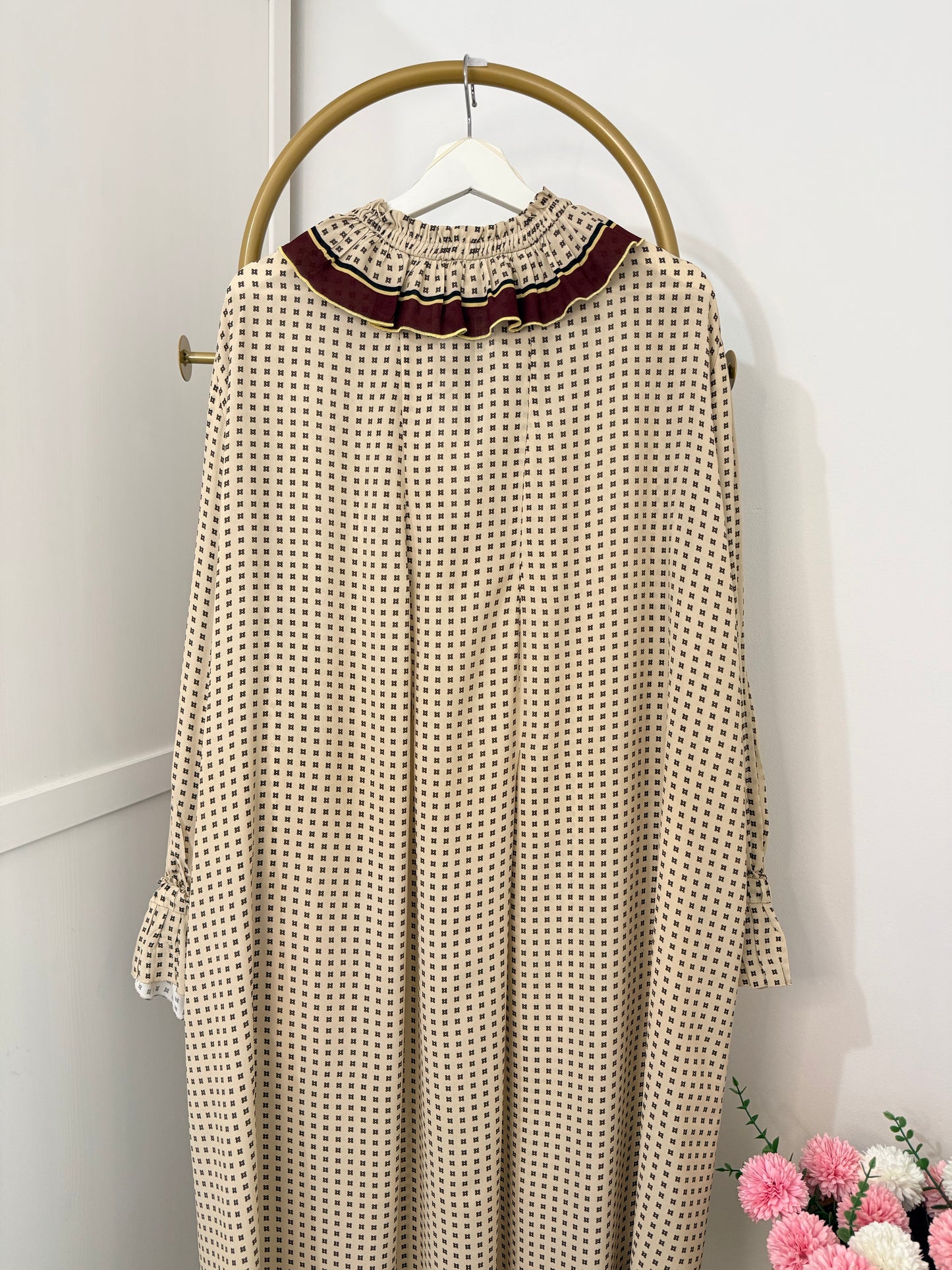 Zara Studio Printed Midi Dress