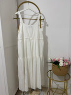 Zara White Midi Dress 8167/703