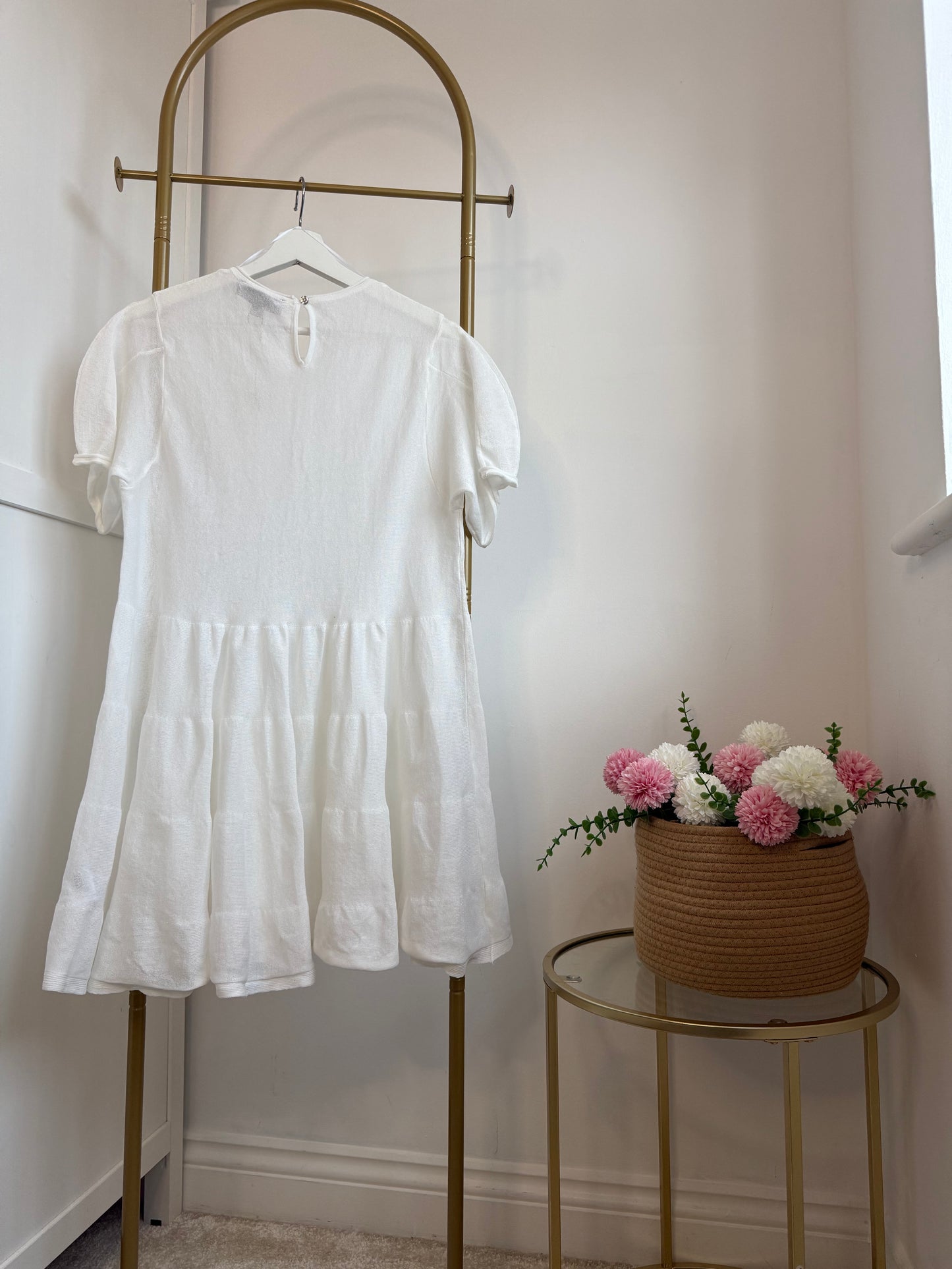 Zara White Mini Dress 0014/012