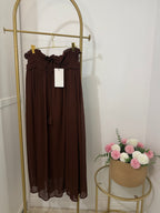 Zara brown midi skirt 5029/078