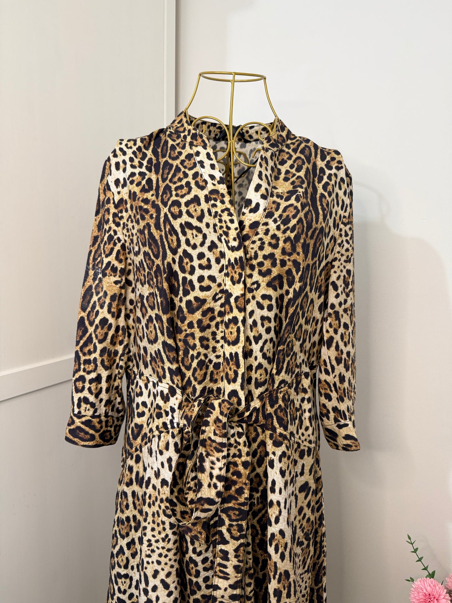Zara animal print midi dress 8246/144