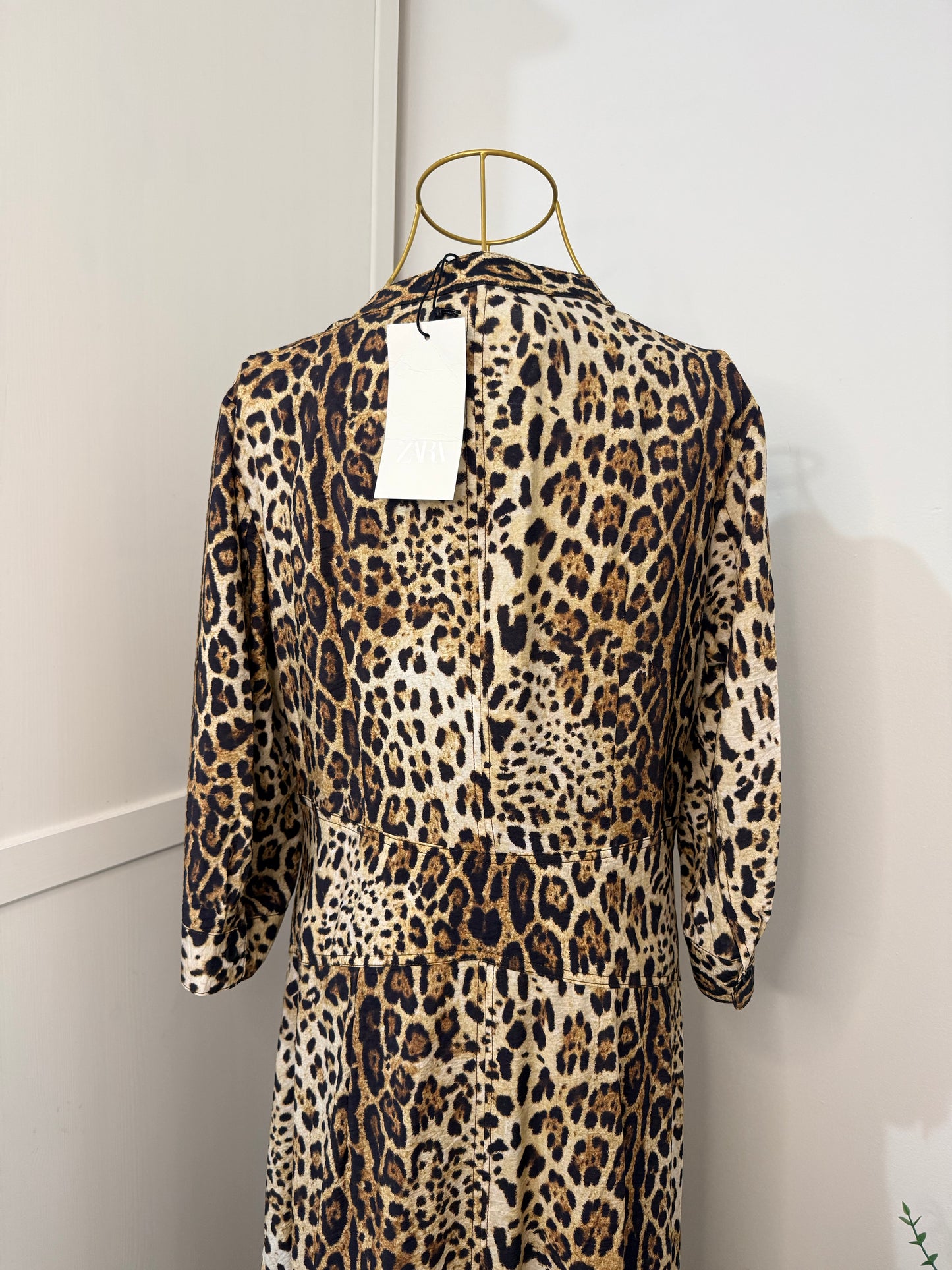Zara animal print midi dress 8246/144