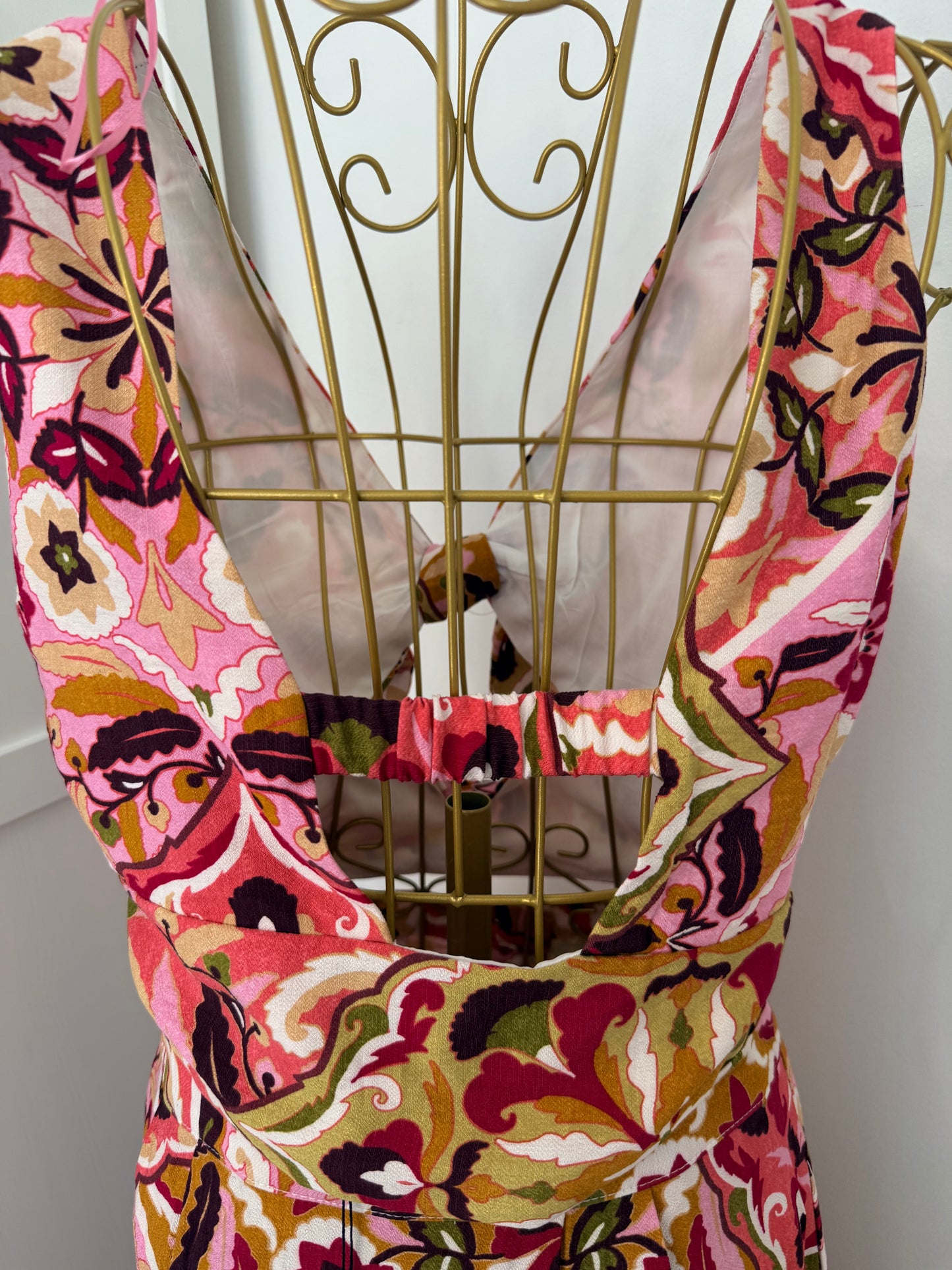 Zara printed top and skirt set