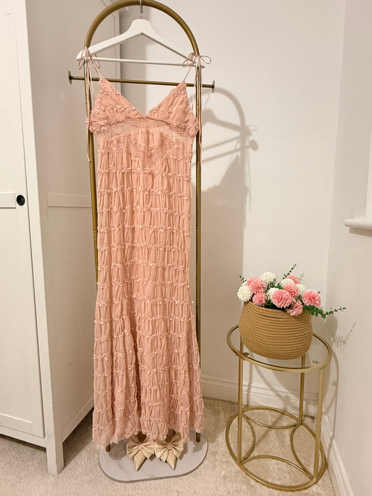 Pink Camisole Maxi Dress