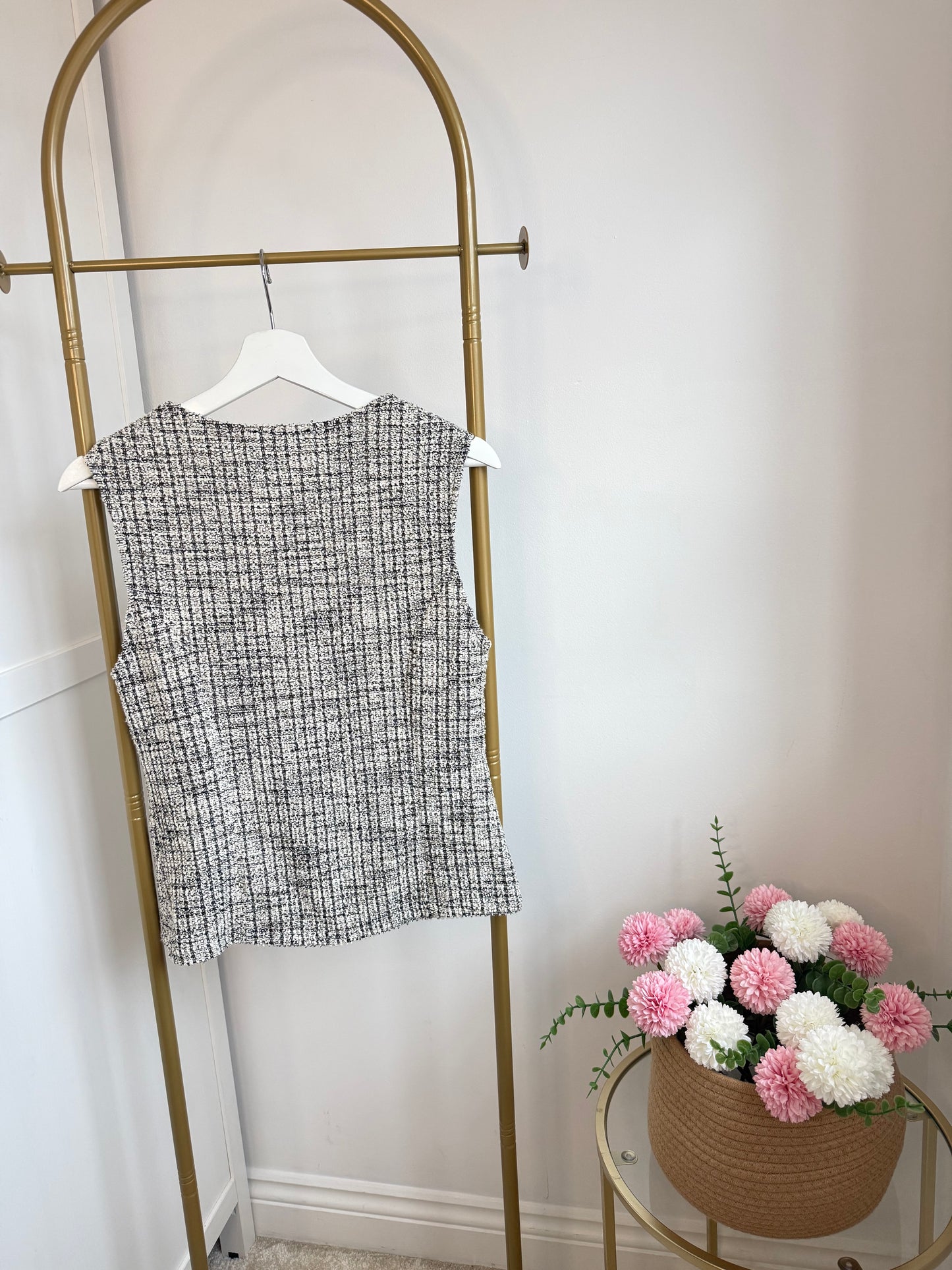 Zara Tweed Waistcoat