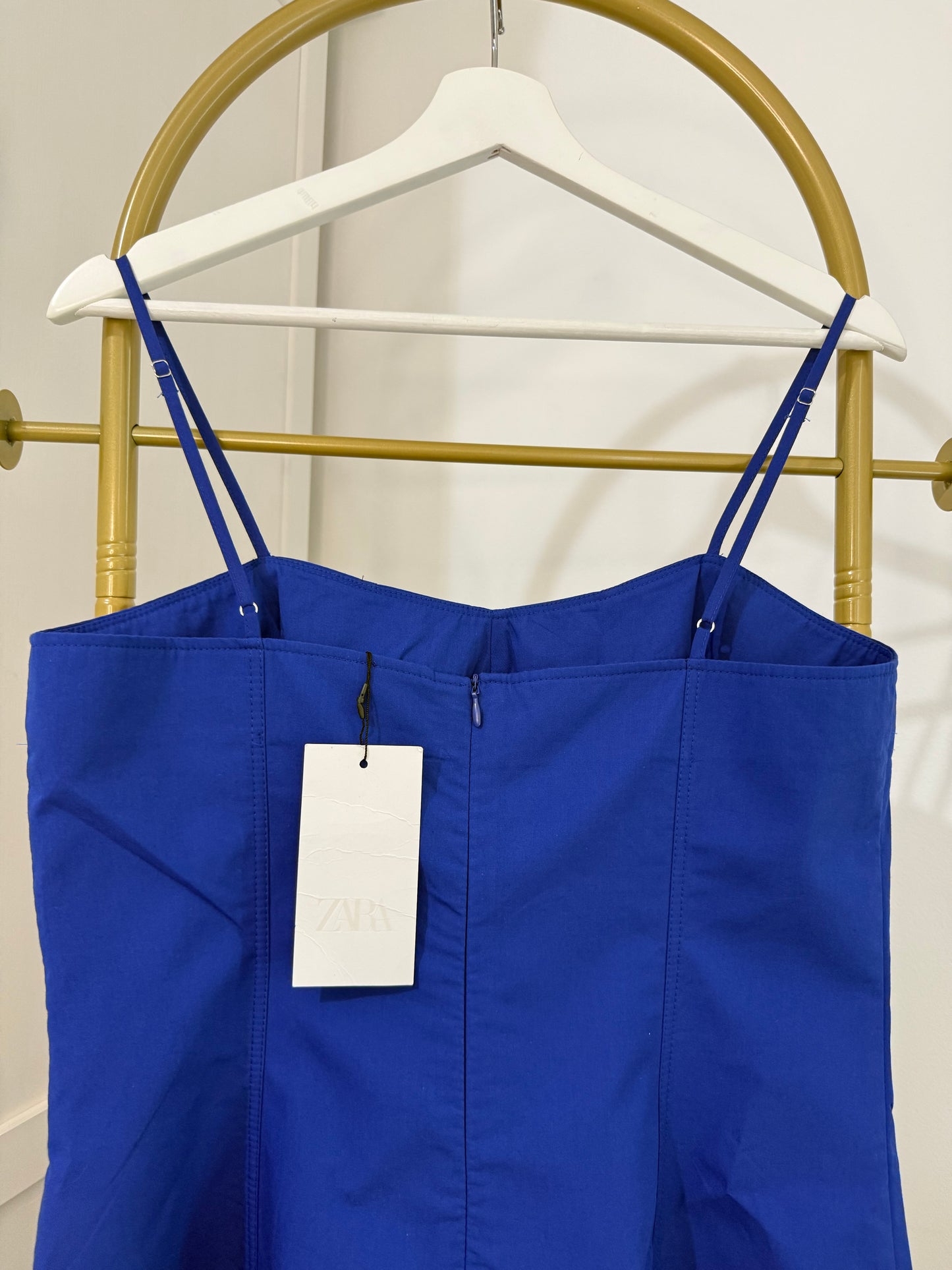 Zara royal blue midi dress