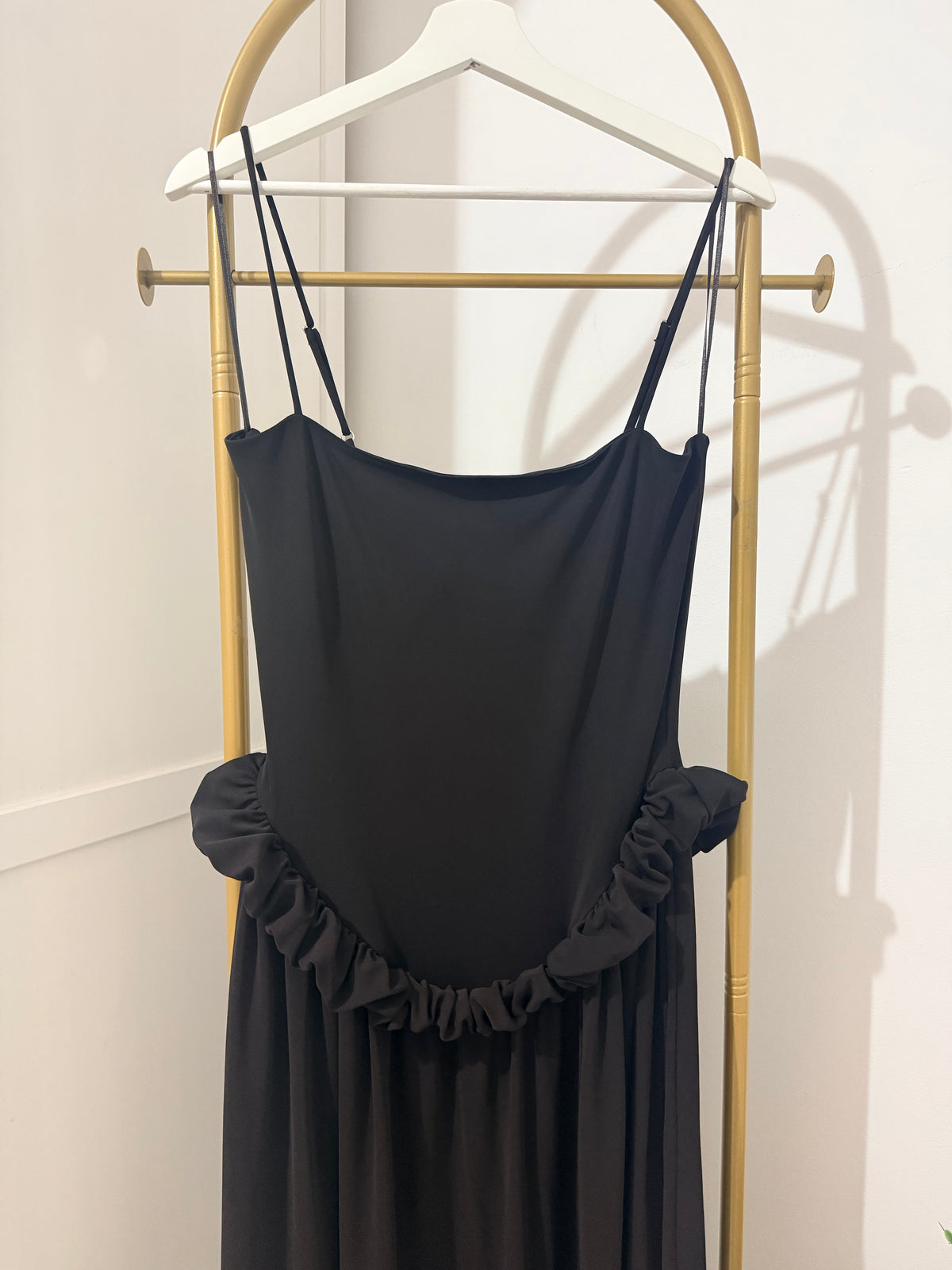 Brown Sleeveless Maxi Dress