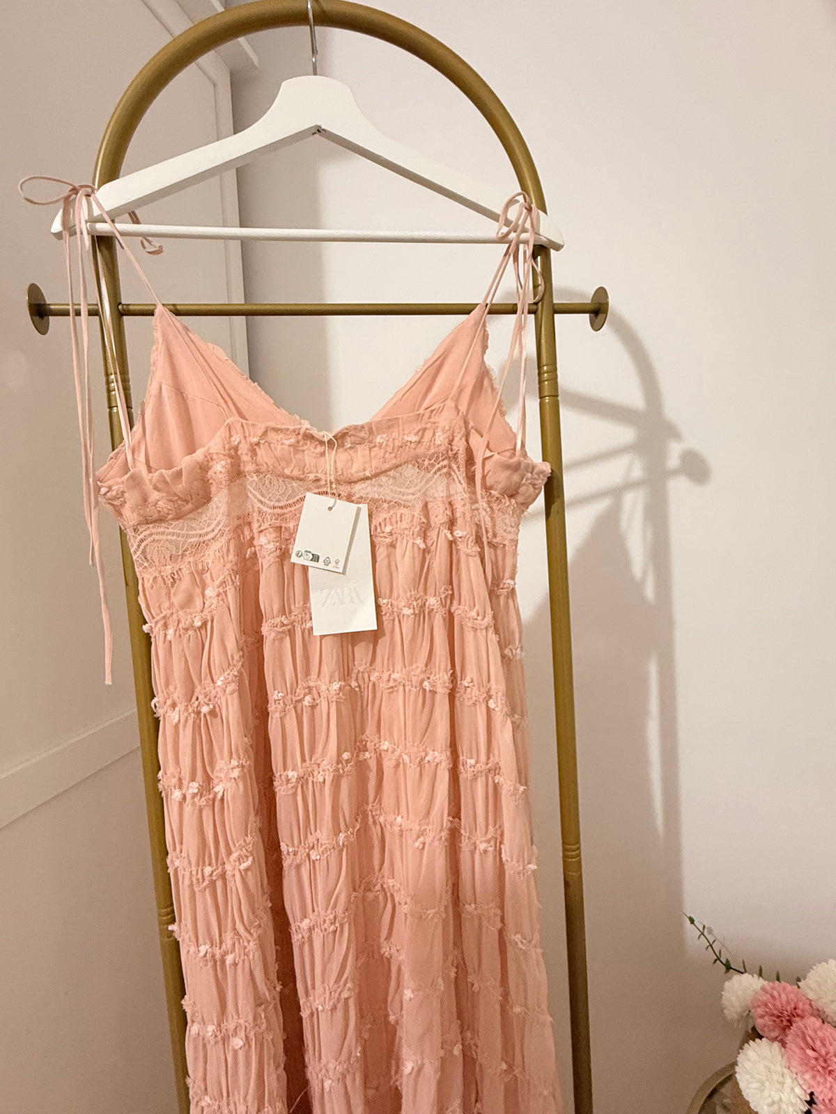 Pink Camisole Maxi Dress