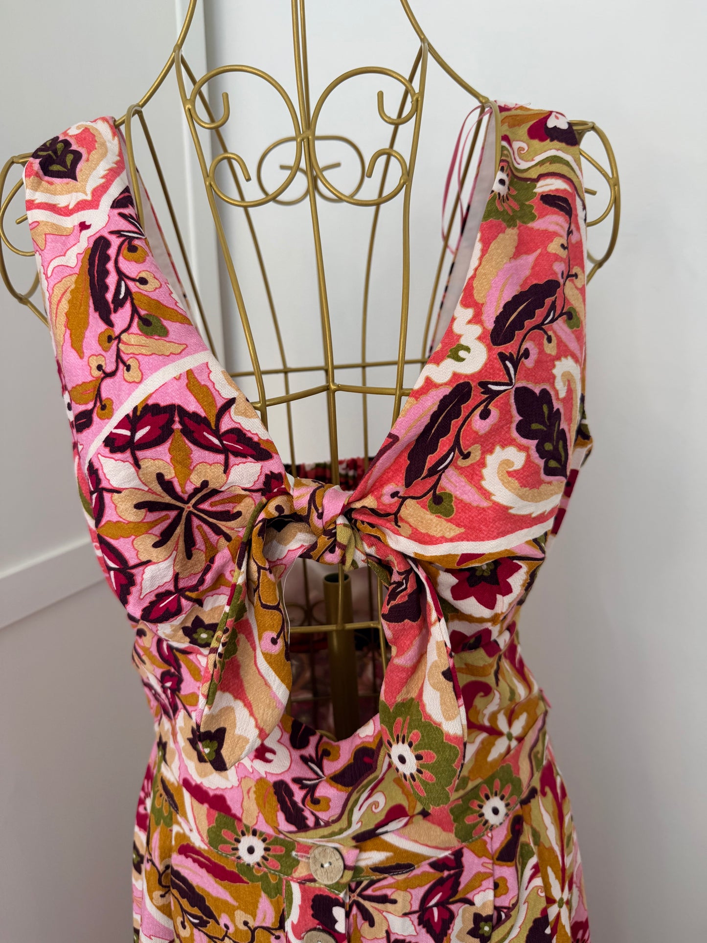 Zara printed top and skirt set
