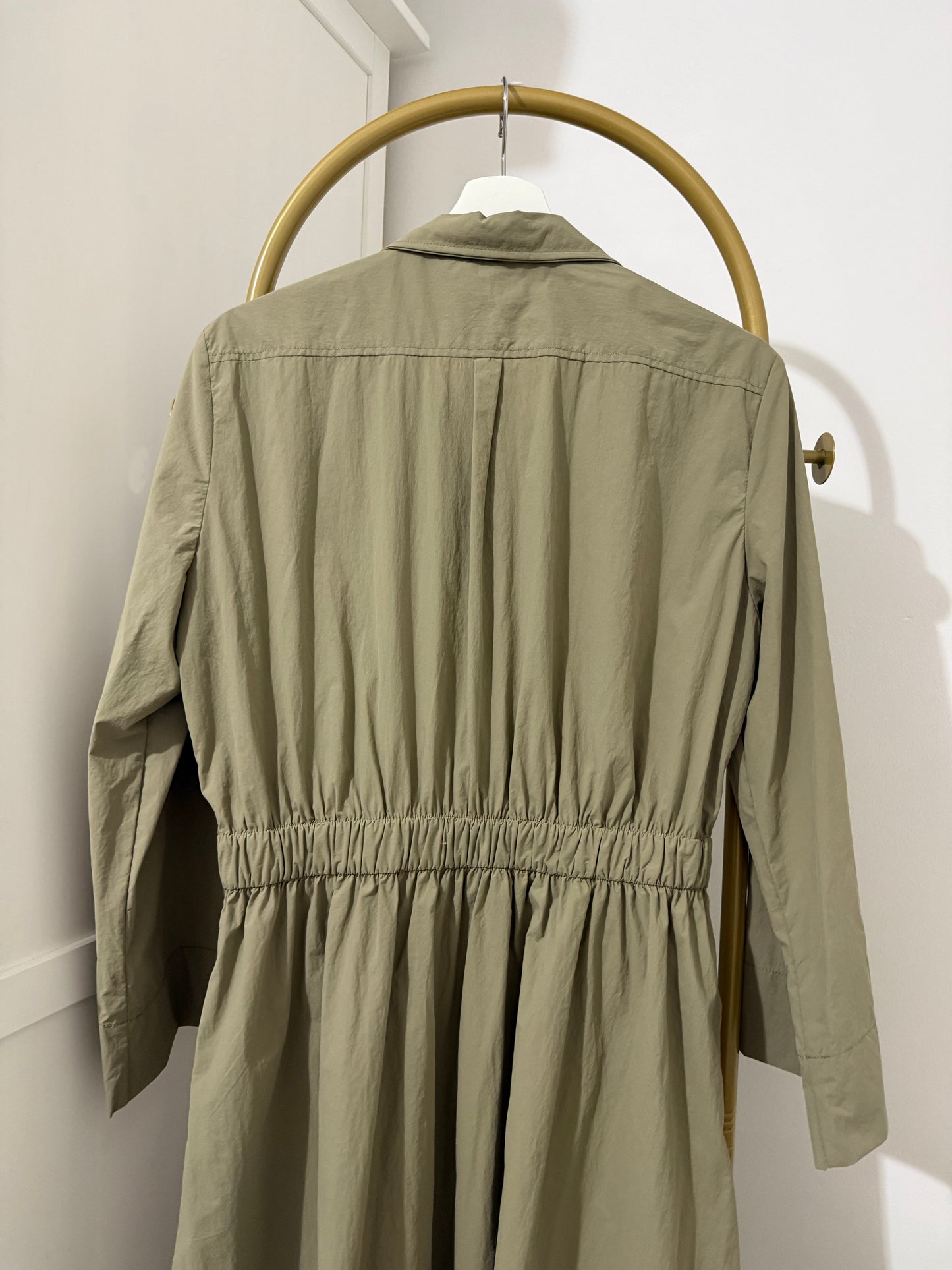 Zara khaki midi dress