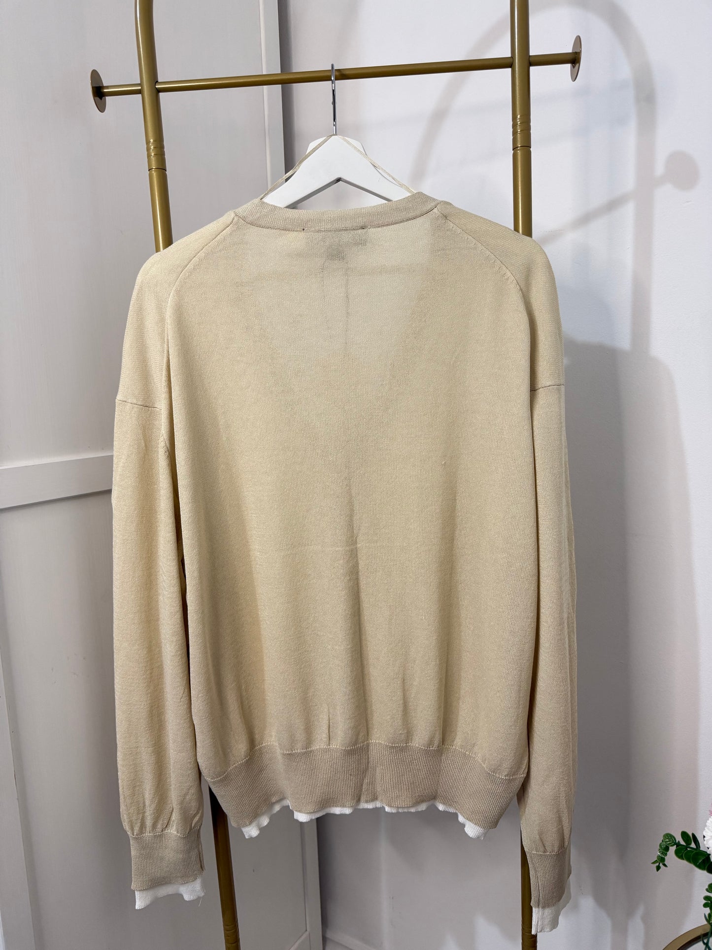 Zara Beige Knit Cardigan 3433/099