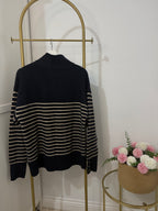     Zara striped knit jumper back view