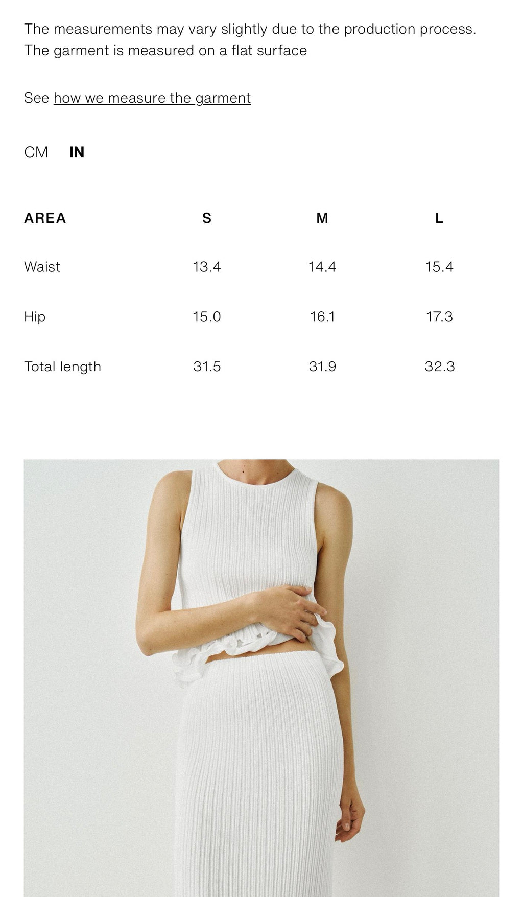 White Co Ord Set Top and Skirt