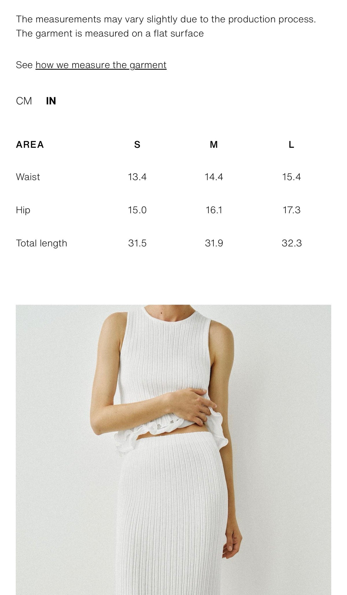 White Co Ord Set Top and Skirt