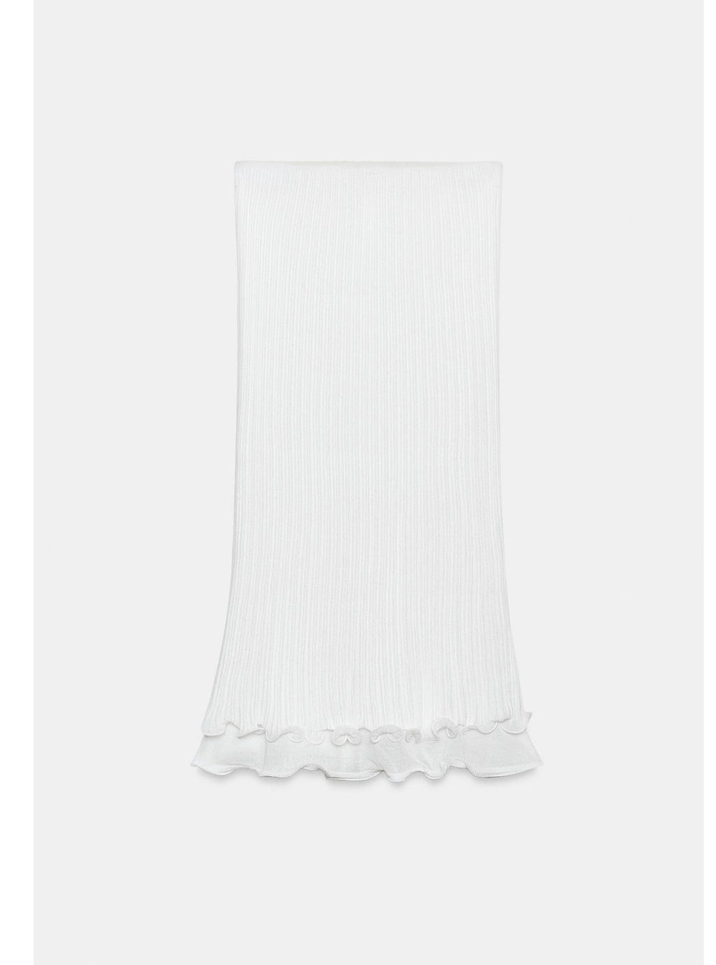 White Co Ord Set Top and Skirt