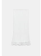 White Co Ord Set Top and Skirt