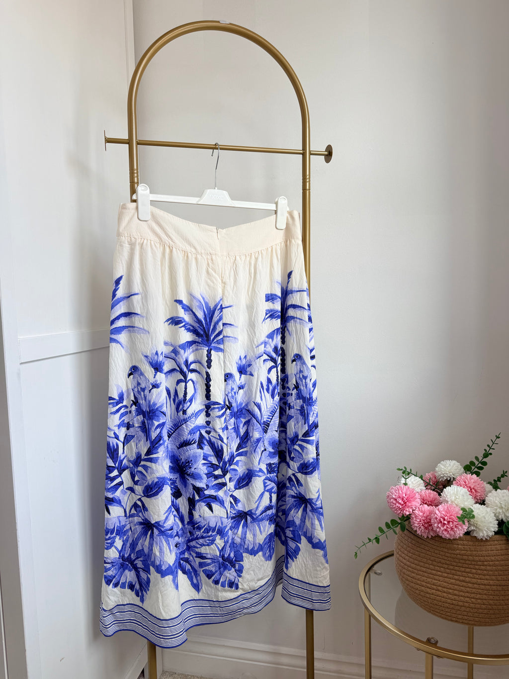Printed Co Ord Set Blouse and Skirt