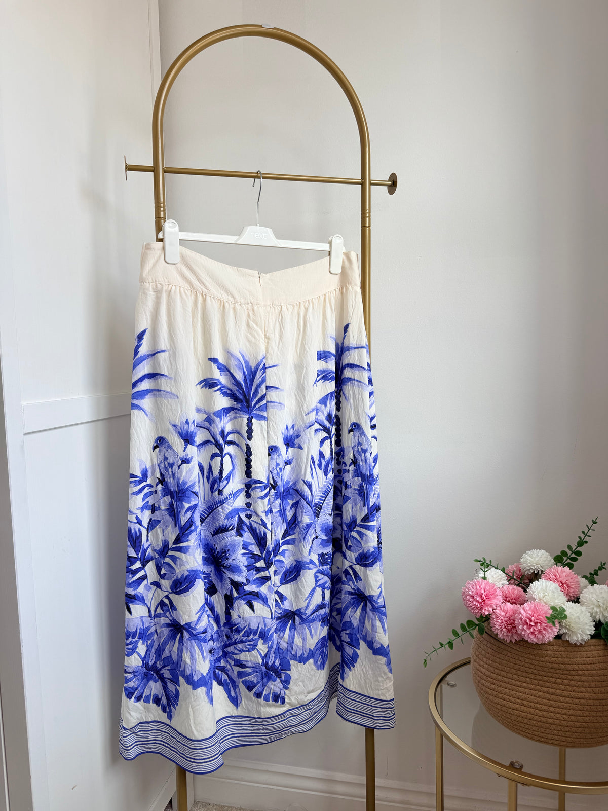 Printed Co Ord Set Blouse and Skirt