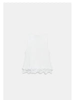 White Co Ord Set Top and Skirt