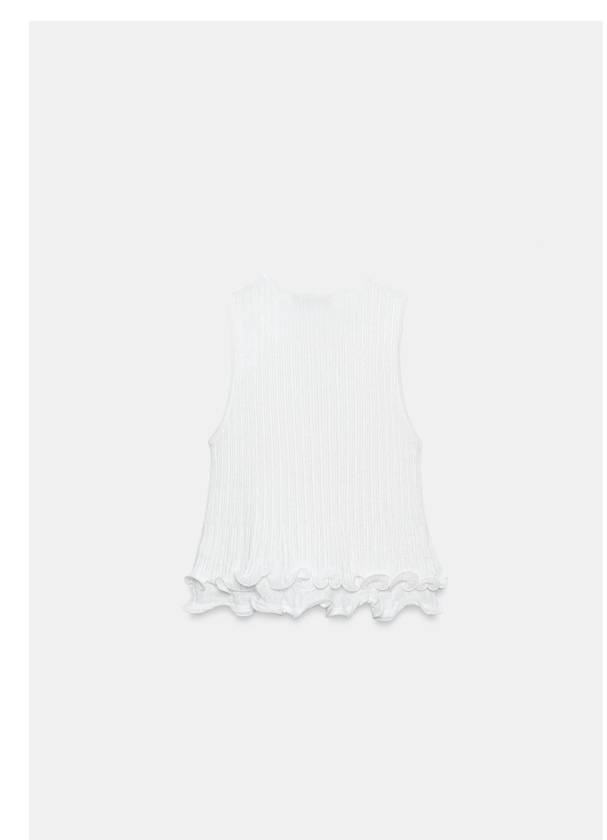 White Co Ord Set Top and Skirt