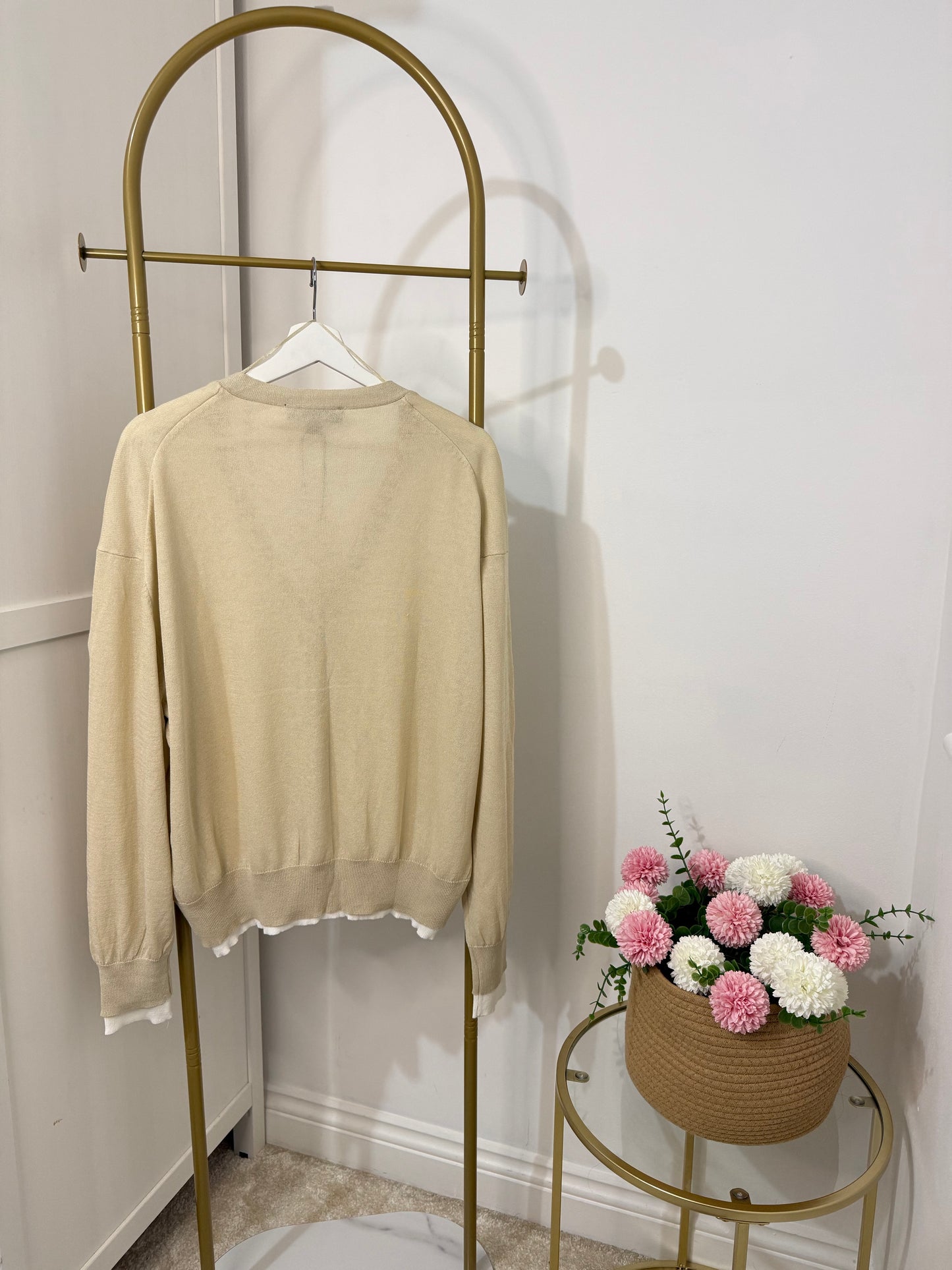Zara Beige Knit Cardigan 3433/099