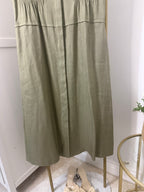 Zara Khaki Shirt Midi Dress 8423/168