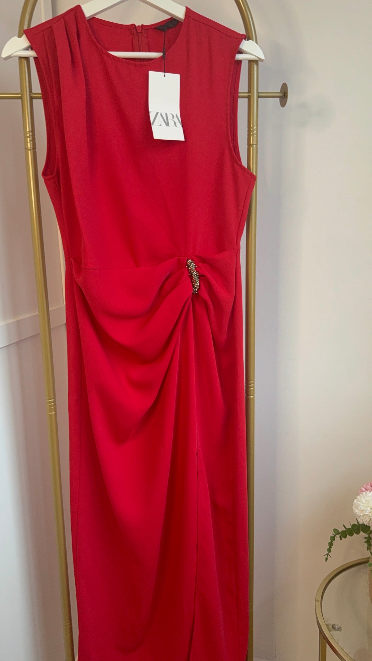 Red Midi Dress