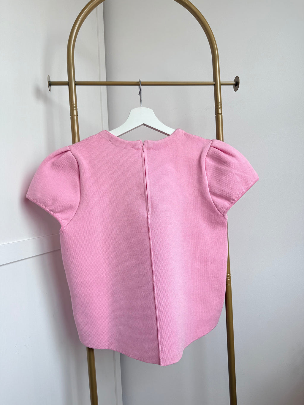 Pink Short Sleeves Top