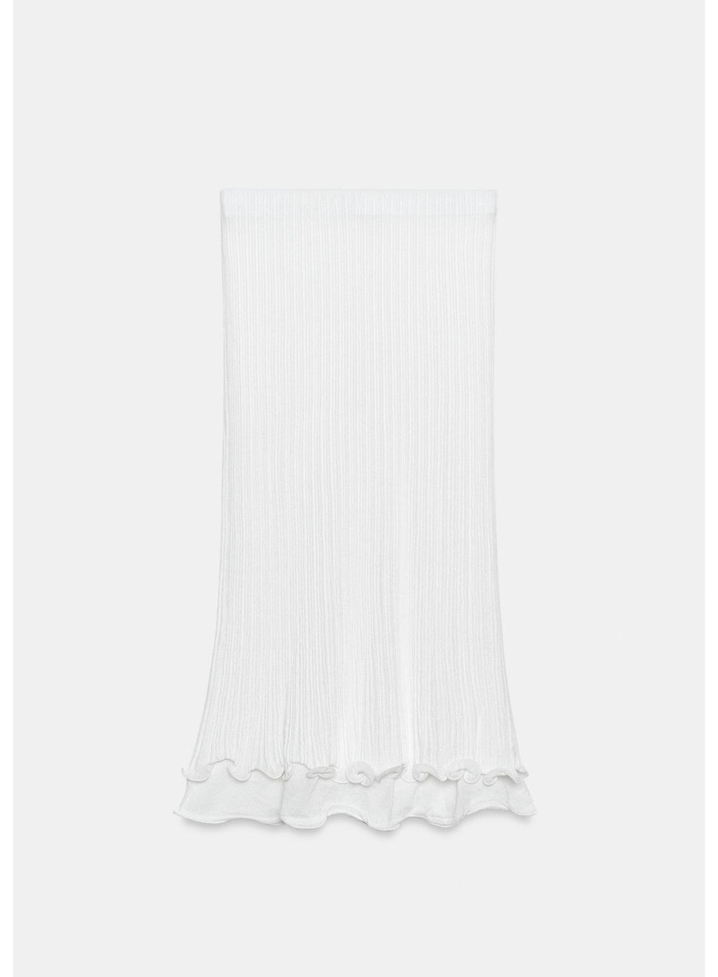 White Co Ord Set Top and Skirt