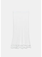 White Co Ord Set Top and Skirt