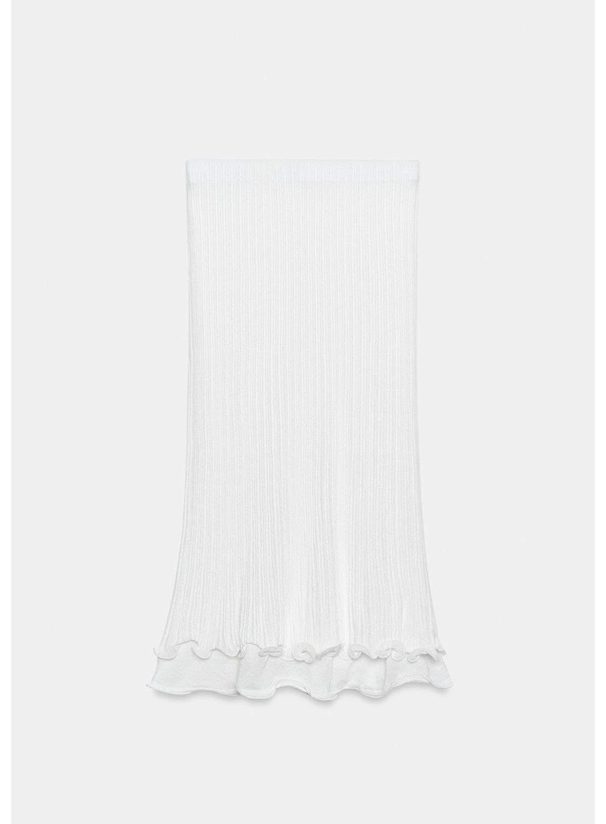 White Co Ord Set Top and Skirt