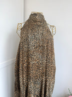 Zara Animal Print Asymmetric Halter Dress  8753/008