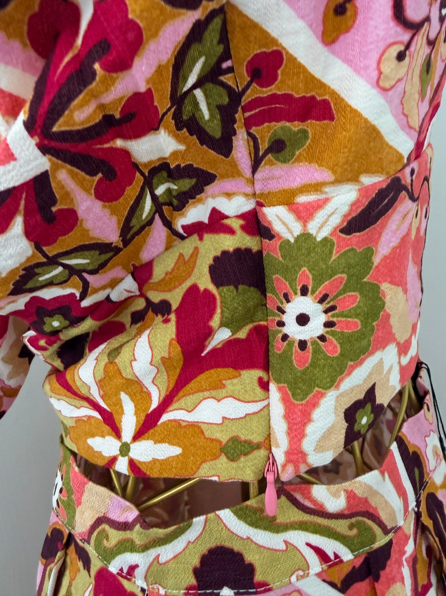 Zara printed top and skirt set