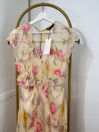 Zara Floral Cut Out Midi Dress 8730/111