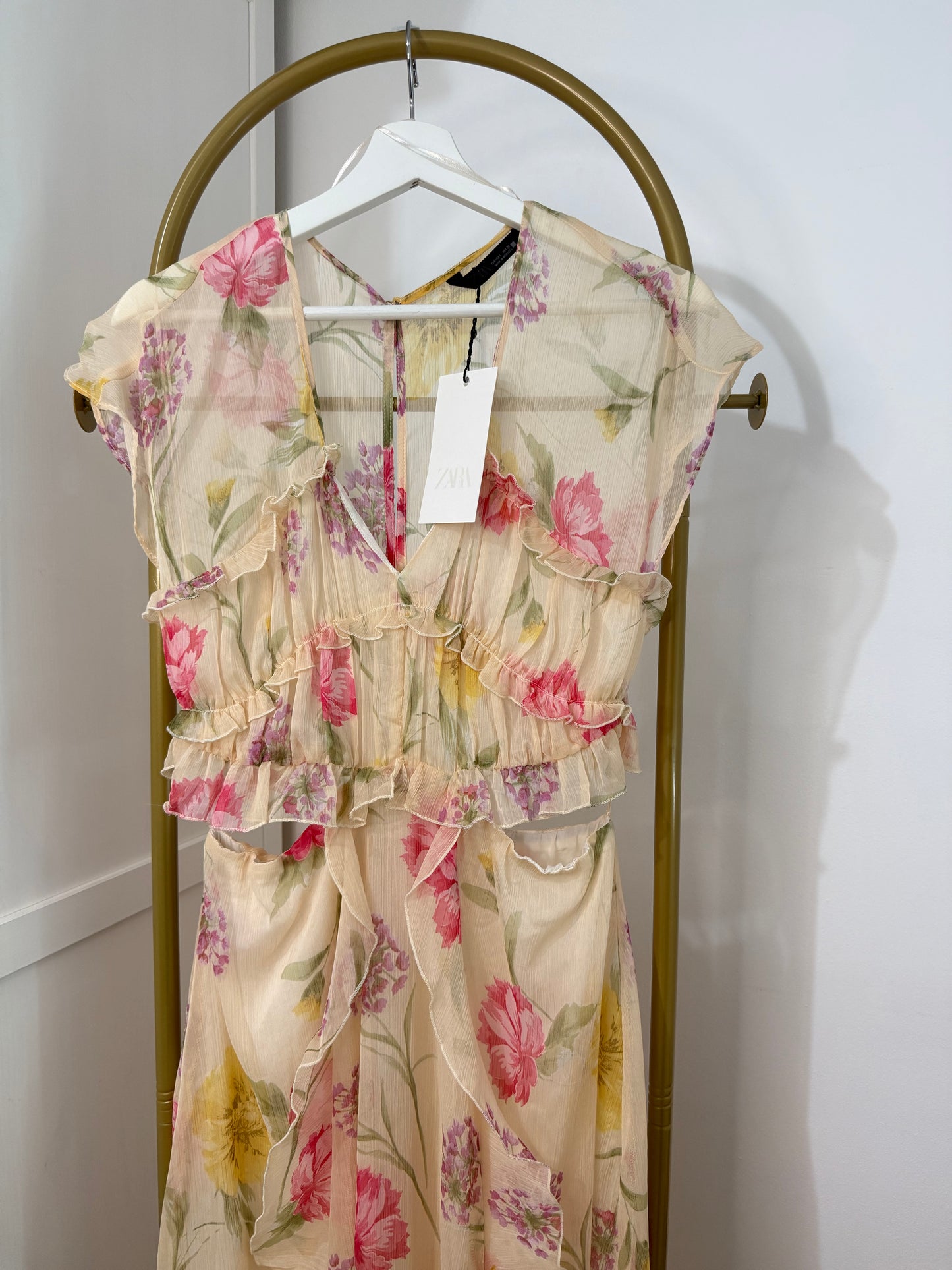 Zara Floral Midi Dress