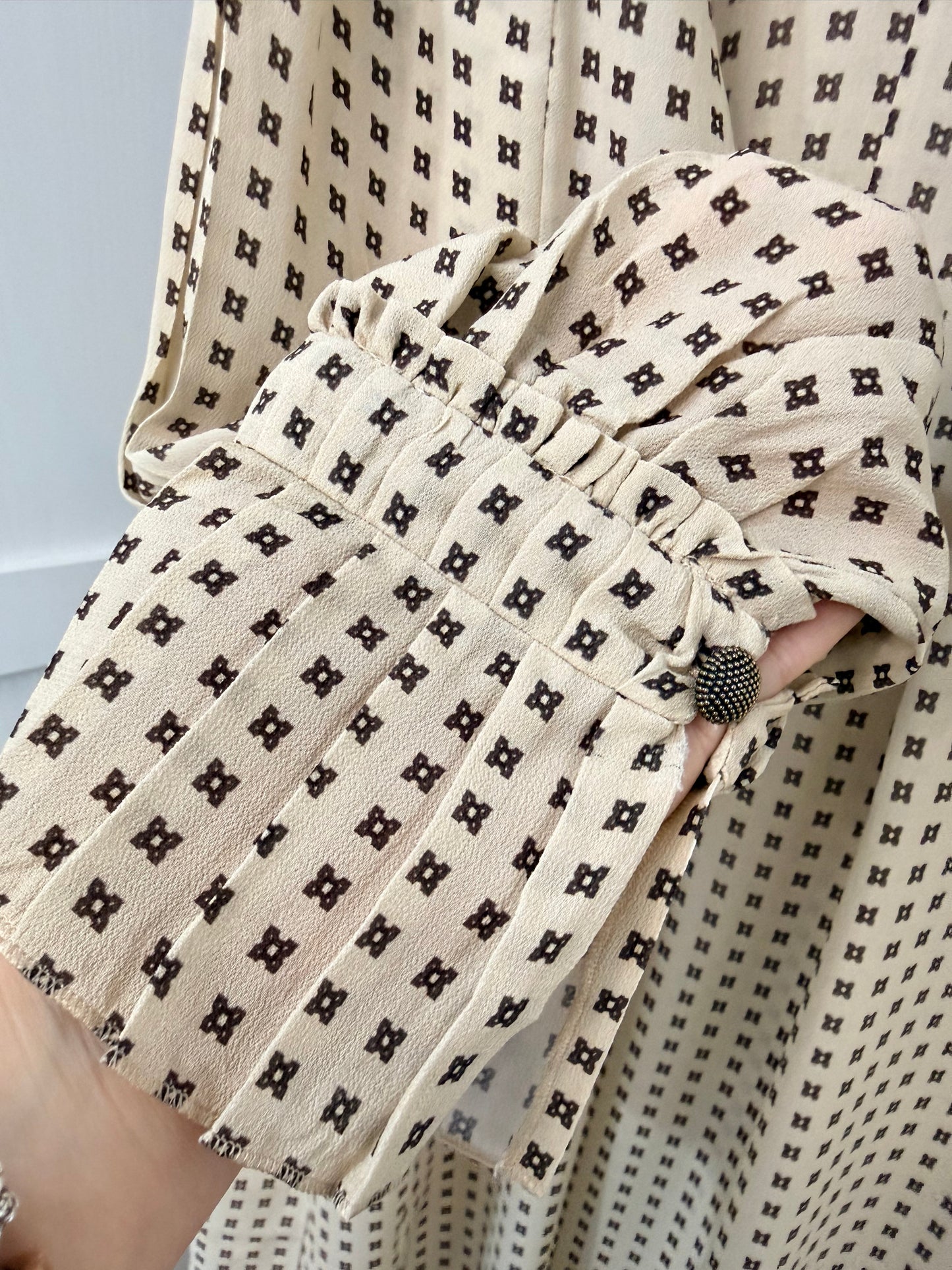 Zara Studio Printed Midi Dress