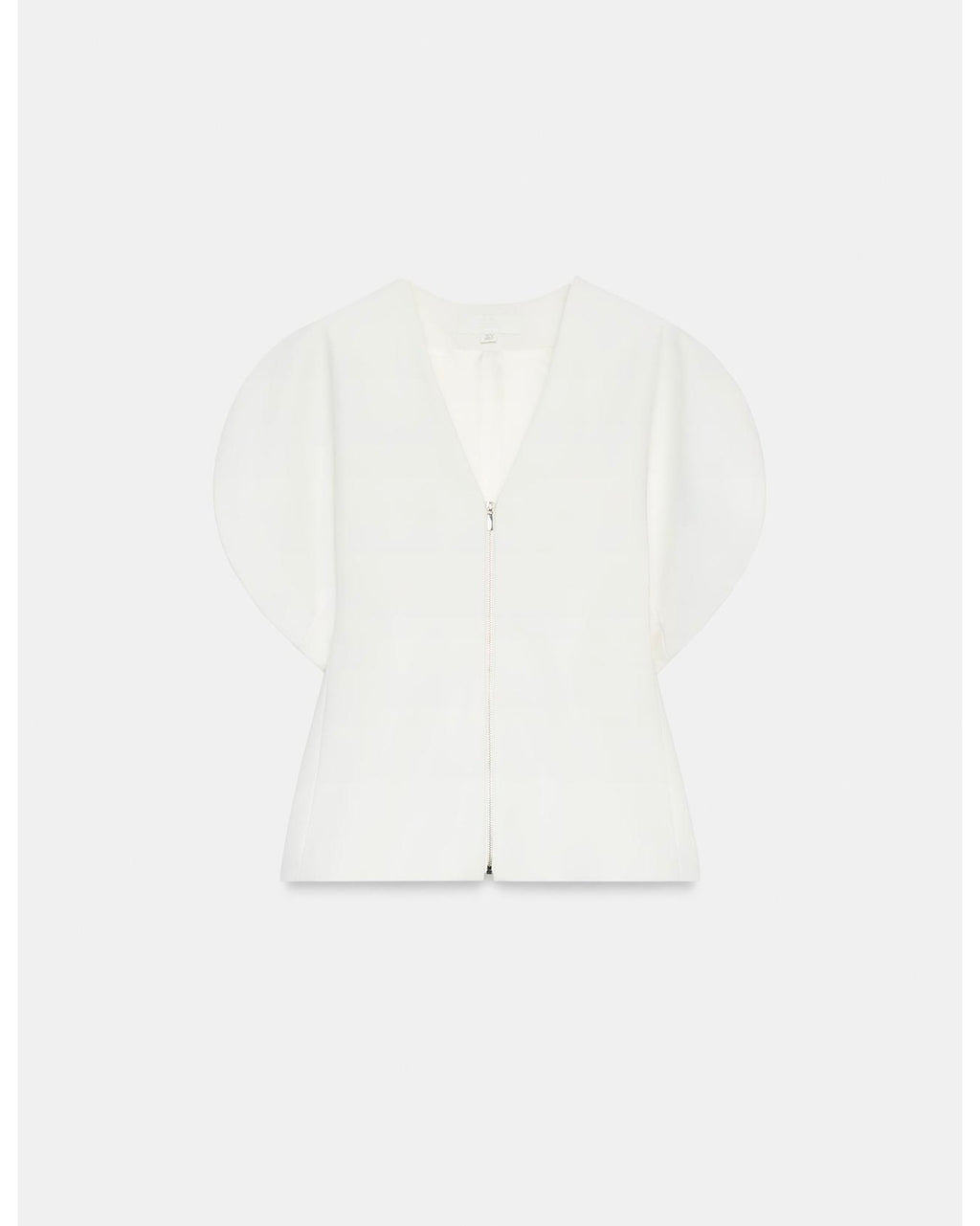 White Short Puff Sleeves Top