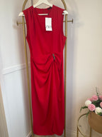 Red Midi Dress