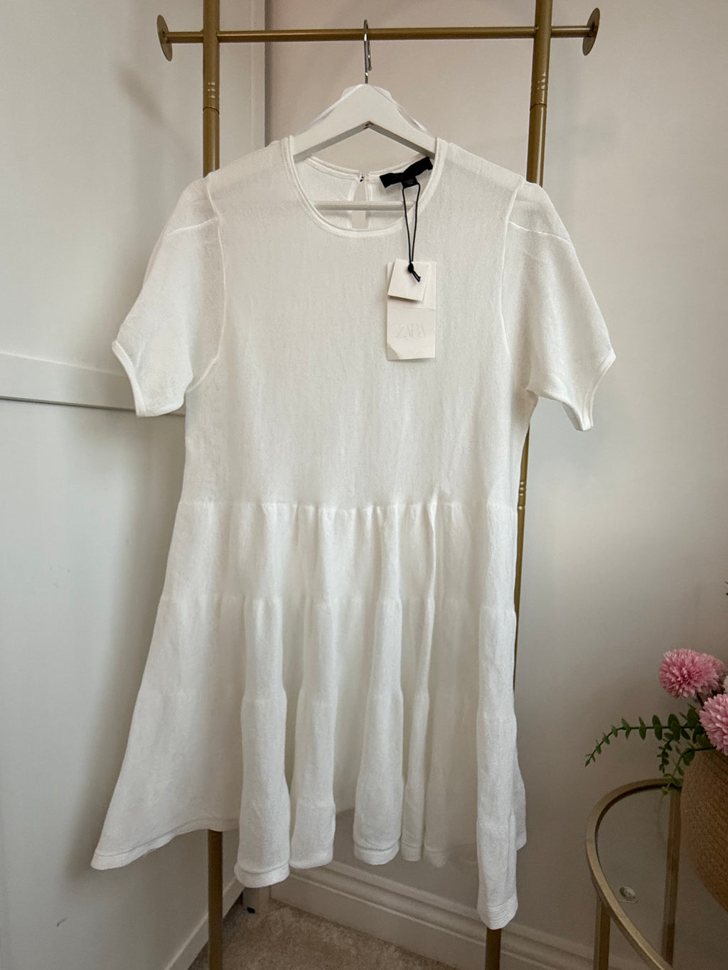 Zara White Mini Dress 0014/012