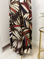 Zara Printed Belted Midi Dress 2884/207